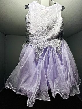 Tip Top Kids Lilac Tulle Party Dress 💜🤍